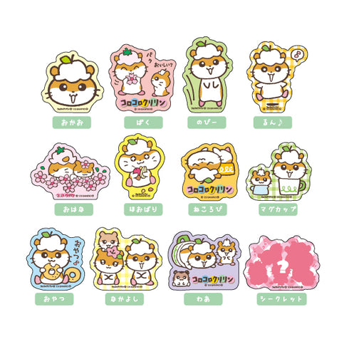 『サンリオキャラクターズ』コロコロクリリン トレーディングキラキラステッカー BOX