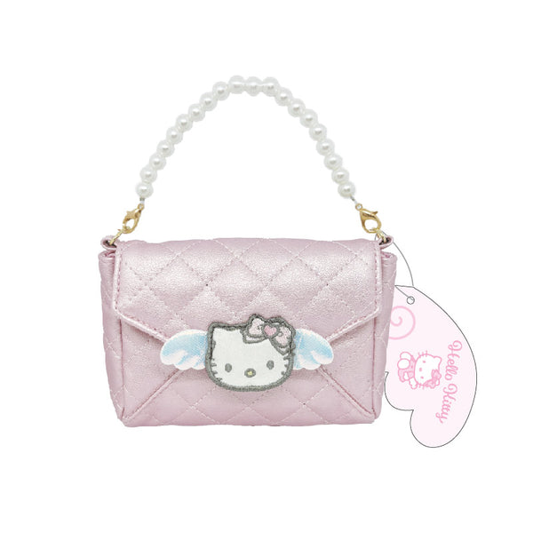『ハローキティ』エンジェルキルティングラブレター パスケース ピンク