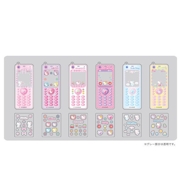 『ハローキティ』90s トレーディングなつかしガラケー キーホルダーBOX(全6種) 【202404再販】