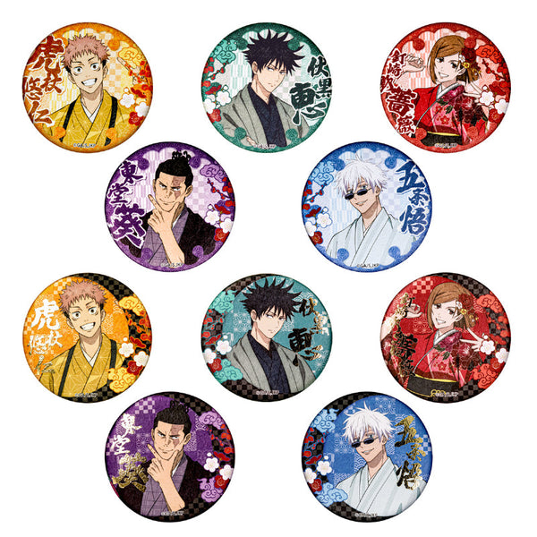 『呪術廻戦・じゅじゅ探訪』トレーディング和紙風缶バッジ(6個入り)【BOX】