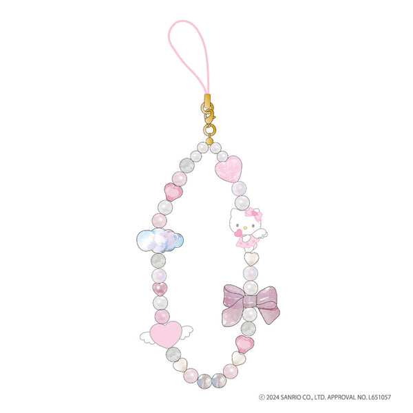 『ハローキティ』90s s フォンストラップ エンジェル(ピンク)