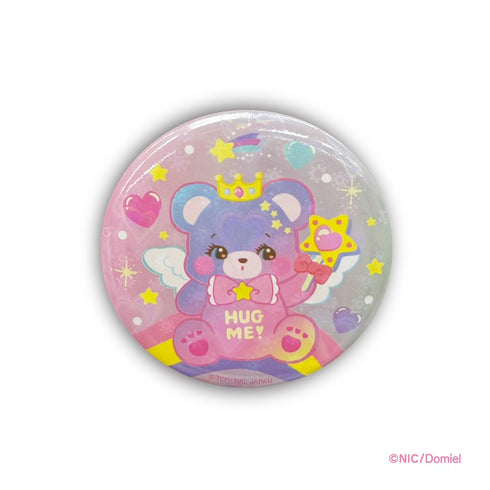 『Domiel HUG ME!』キラキラ缶バッジ ゆめベア