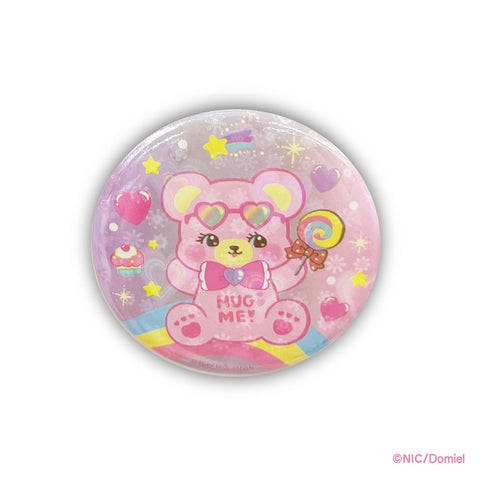 『Domiel HUG ME!』キラキラ缶バッジ ラブベア