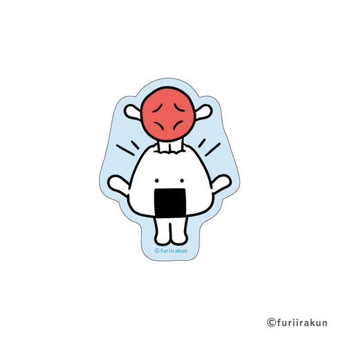 『おにうめ』ステッカー やー