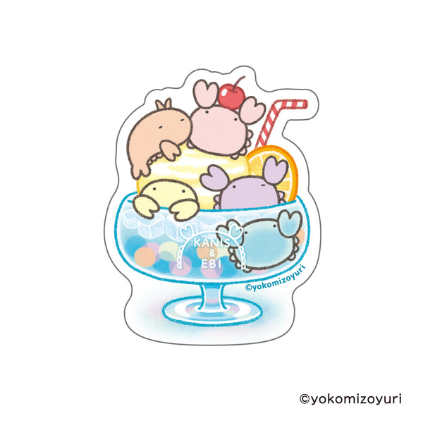 『なんでもいきもの』ステッカー カニーズとエビ (SW)