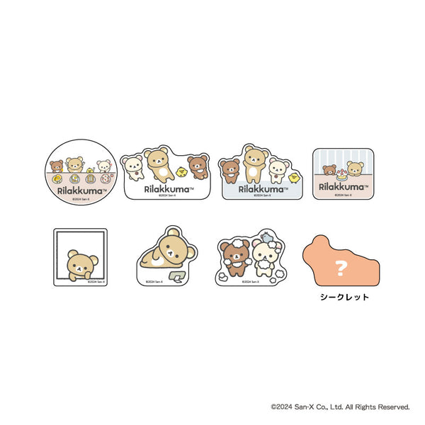 『リラックマ』トレーディングアクリルステッカー BOX