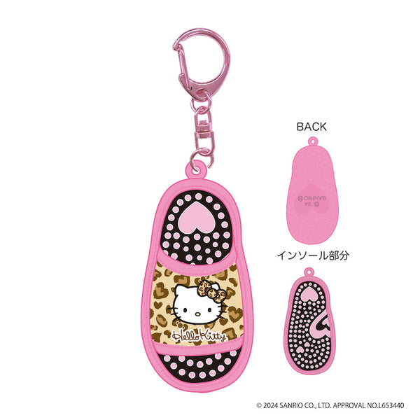 『ハローキティ』HELLO KITTY 2024 GOGOギャル COLLECTION ミニサンダルキーホルダー ヒョウ 【202411再販】