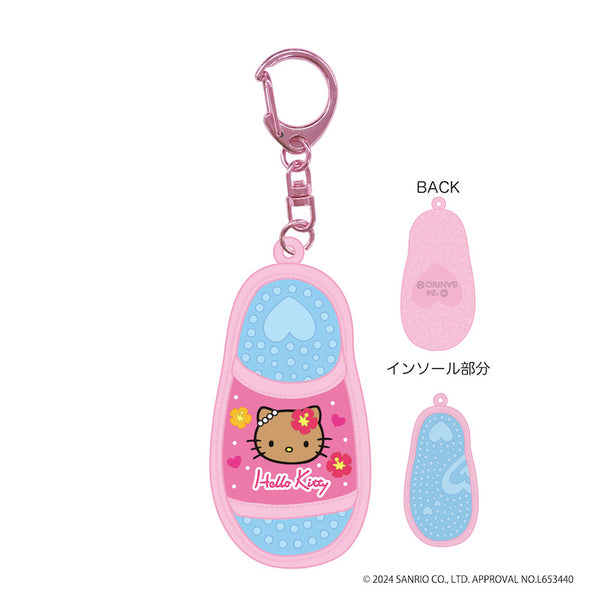 『ハローキティ』HELLO KITTY 2024 GOGOギャル COLLECTION ミニサンダルキーホルダー 日焼け【202411再販】