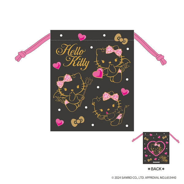 『ハローキティ』HELLO KITTY 2024 GOGOギャル COLLECTION 90s 巾着 小悪魔