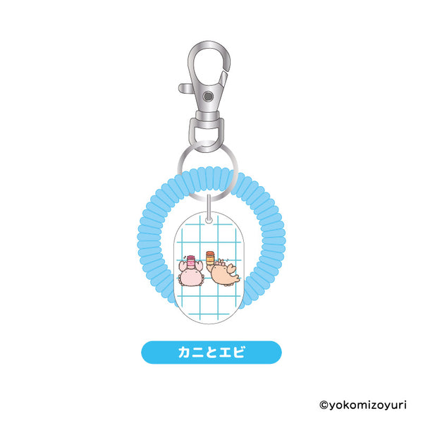 『なんでもいきもの』なんでもいきもの ゆ ロッカーキー風チャーム カニとエビ