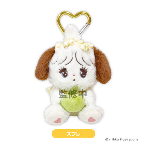 『mikko illustrations(ミッコ)』ぬいぐるみマスコット スフレ【202506再販】