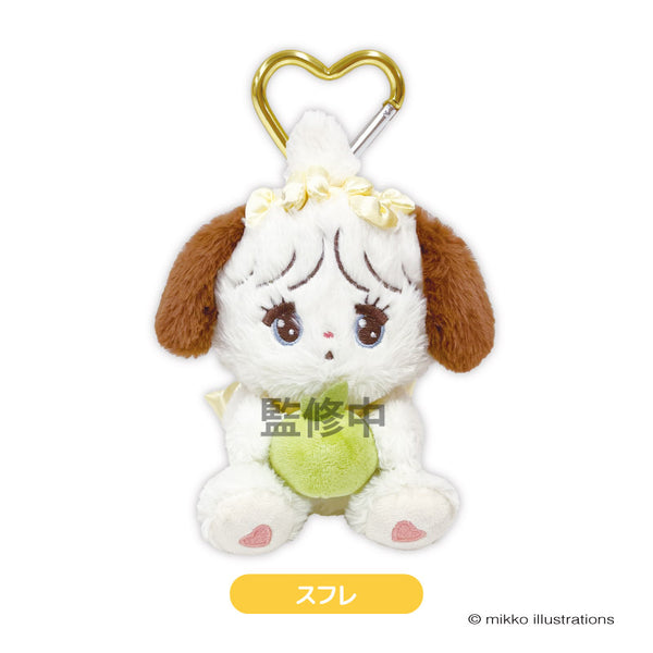 『mikko illustrations(ミッコ)』ぬいぐるみマスコット スフレ