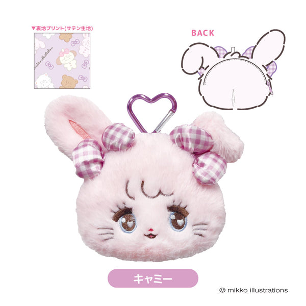 『mikko illustrations(ミッコ)』ぬいぐるみポーチ キャミー