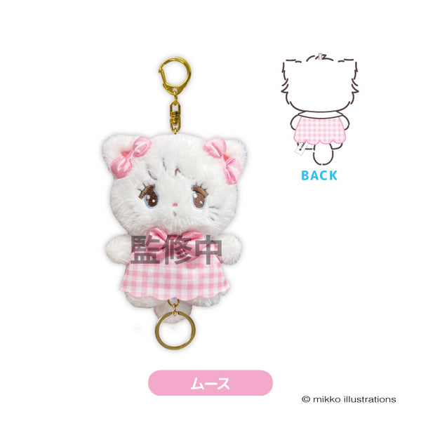 『mikko illustrations(ミッコ)』リール付きマスコット ムース