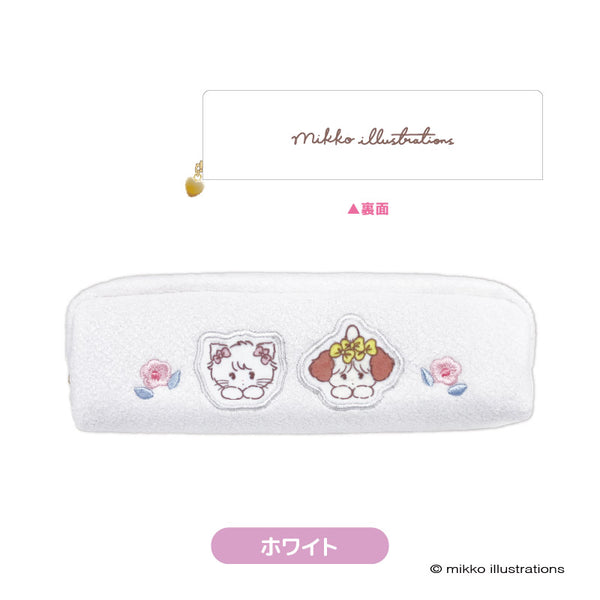 『mikko illustrations(ミッコ)』もふもふロングポーチ ホワイト
