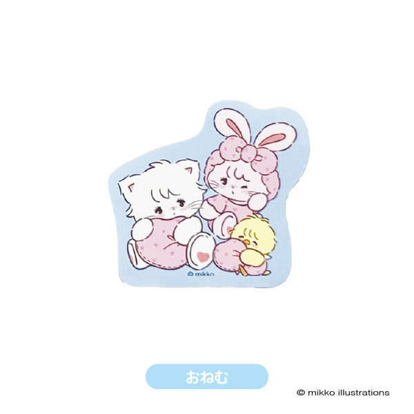 『mikko illustrations(ミッコ)』ステッカー おねむ