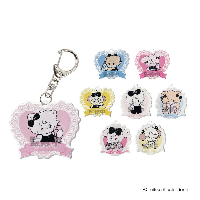 mikko illustrations(ミッコ)』トレーディングアクリルキーホルダー