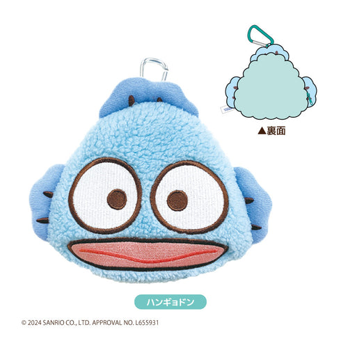 『サンリオキャラクターズ』はぴだんぶい ぬいぐるみポーチ ハンギョドン