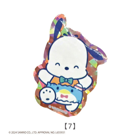 『サンリオキャラクターズ』はぴだんぶい トレーディング キラキラステッカー BOX