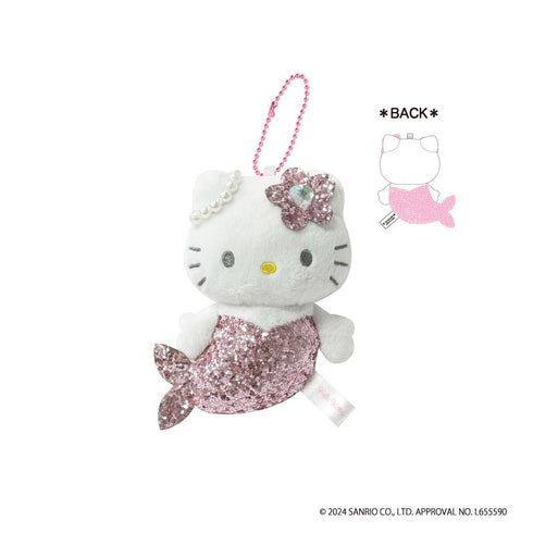 『ハローキティ』グリッターマスコット マーメイド(ピンク)