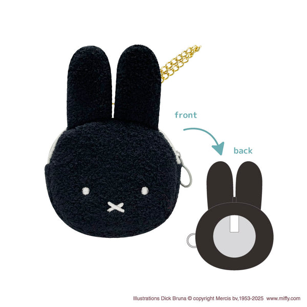 《米菲 / 迪克·布魯納》MF 毛茸茸徽章掛架 黑色【202603 再版】