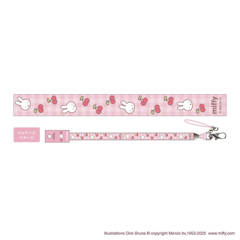『ミッフィー』ネックストラップ さくらんぼ