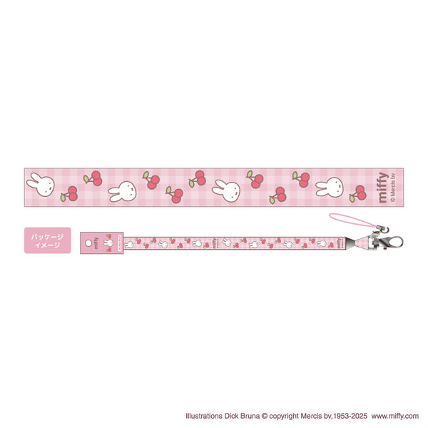 『ミッフィー』ネックストラップ さくらんぼ