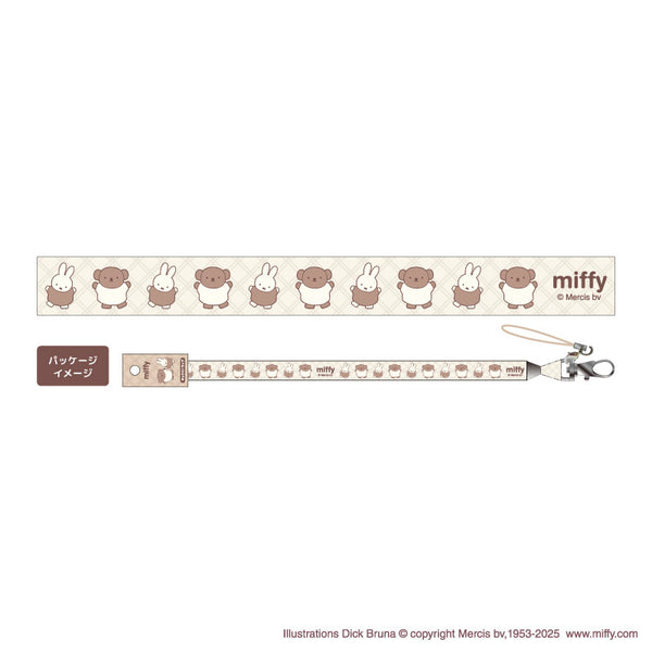 『ミッフィー』ネックストラップ ミッフィー&ボリス