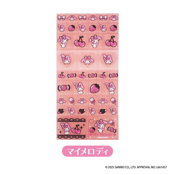 『サンリオキャラクターズ』マイメロディ♡クロミ タイルシール マイメロディ【202510再販】