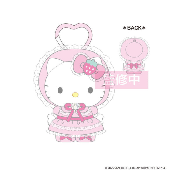 『ハローキティ』ラブリーフリルマスコットKH ロリータ (ピンク)