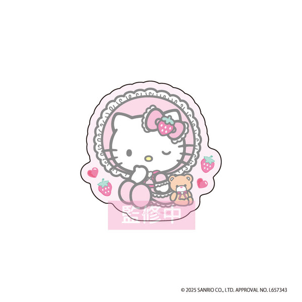 『ハローキティ』ダイカットステッカー ロリータ(ピンク)
