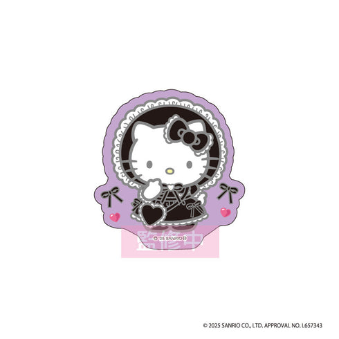 『ハローキティ』ダイカットステッカー ロリータ (ブラック)