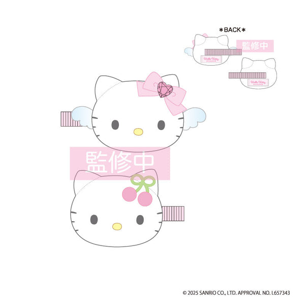 『ハローキティ』ぬいぐるみマルチクリップ エンジェル&チェリー