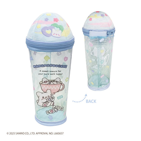 『はなまるおばけ』アイスクリームポーチ ブルー