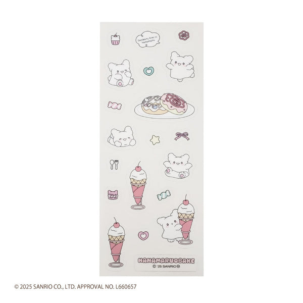 『はなまるおばけ』クリアシール ピンク