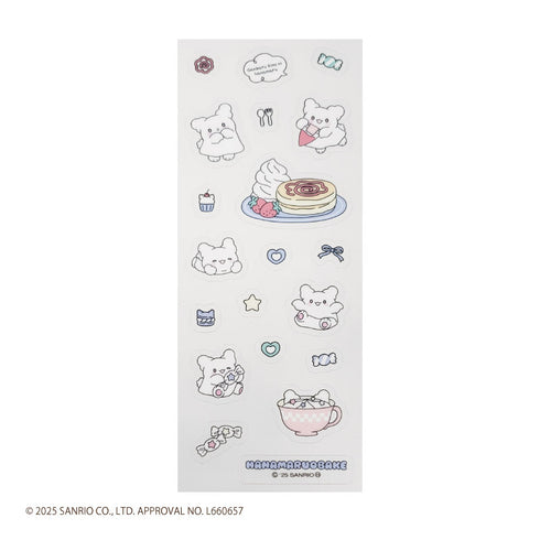 『はなまるおばけ』クリアシール ブルー