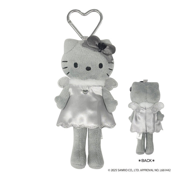 『HELLO KITTY BLACK ANGEL』ハローキティ スタイルアップマスコット エンジェル(グレー)【202510再販】