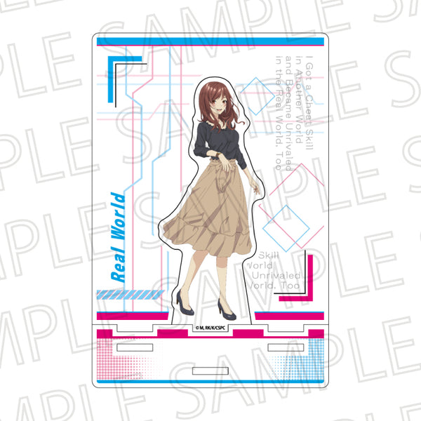 『異世界でチート能力を手にした俺は、現実世界をも無双する~レベルアップは人生を変えた~』カットアウトアクリルスタンド 御堂美羽