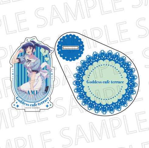 『女神のカフェテラス』アクリルコースタースタンド 鶴河秋水