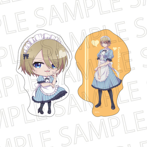 『女神のカフェテラス』ダイカットクッション 鳳凰寺紅葉