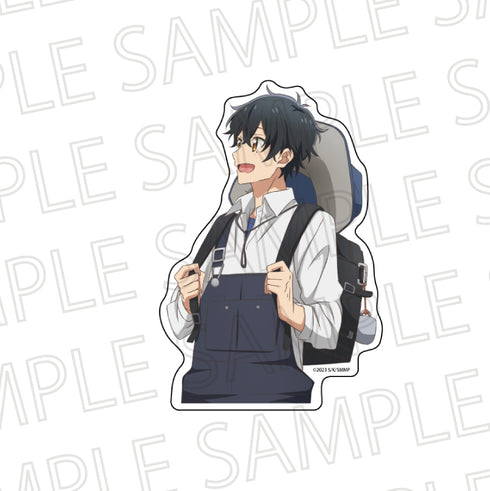 『映画 佐々木と宮野―卒業編―』ダイカットステッカー 宮野由美 描きおろしイラスト~キャンプ~