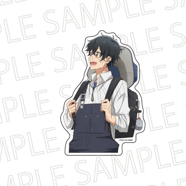 『映画 佐々木と宮野―卒業編―』ダイカットステッカー 宮野由美 描きおろしイラスト~キャンプ~