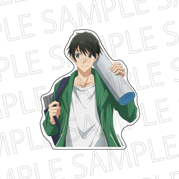 『映画 佐々木と宮野―卒業編―』ダイカットステッカー 鍵浦昭 描きおろしイラスト~キャンプ~