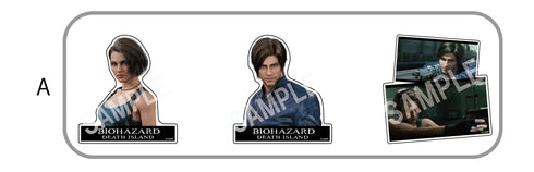 『バイオハザード:デスアイランド』ダイカットステッカーセット A【202404再販】