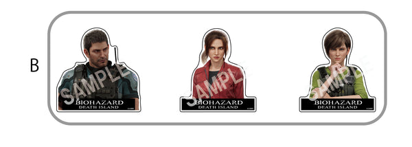 『バイオハザード:デスアイランド』ダイカットステッカーセット B