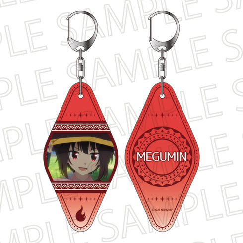 『この素晴らしい世界に爆焔を!』モーテルキーホルダー めぐみん
