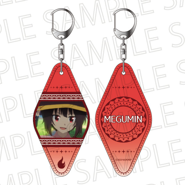 『この素晴らしい世界に爆焔を!』モーテルキーホルダー めぐみん