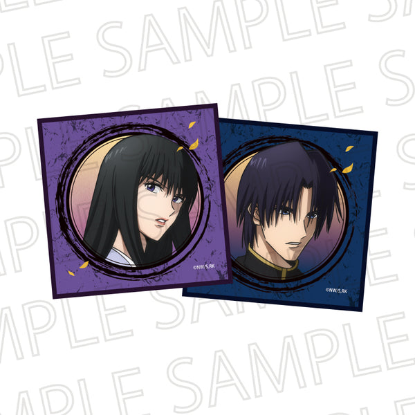 『るろうに剣心 -明治剣客浪漫譚-』マイクロファイバーコースターセット 高荷 恵/四乃森蒼紫