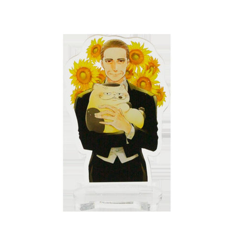 "The Gentleman and the Cat" Acrylic Stand: Propeller