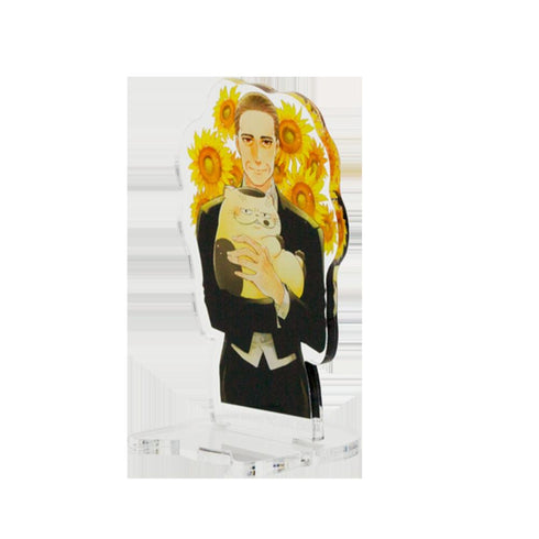 "The Gentleman and the Cat" Acrylic Stand: Propeller